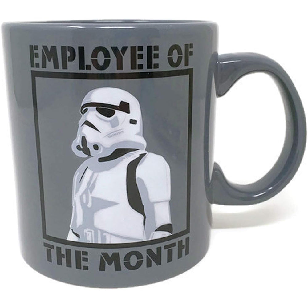 Silver Buffalo Star Wars Stormtrooper Expressions Ceramic Mug, 14 Ounces