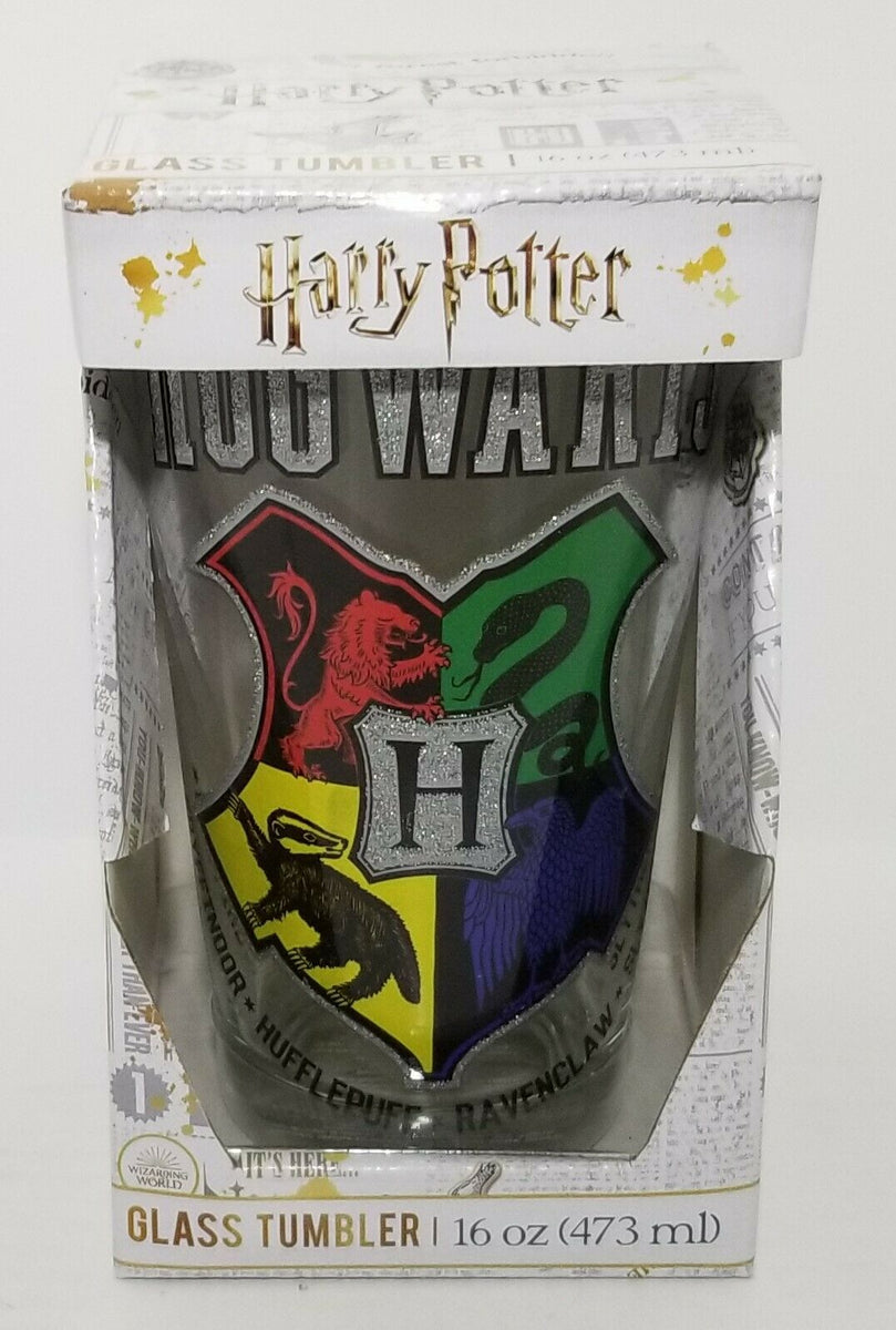 Harry Potter Hogwarts Crest 20oz Glitter Cup