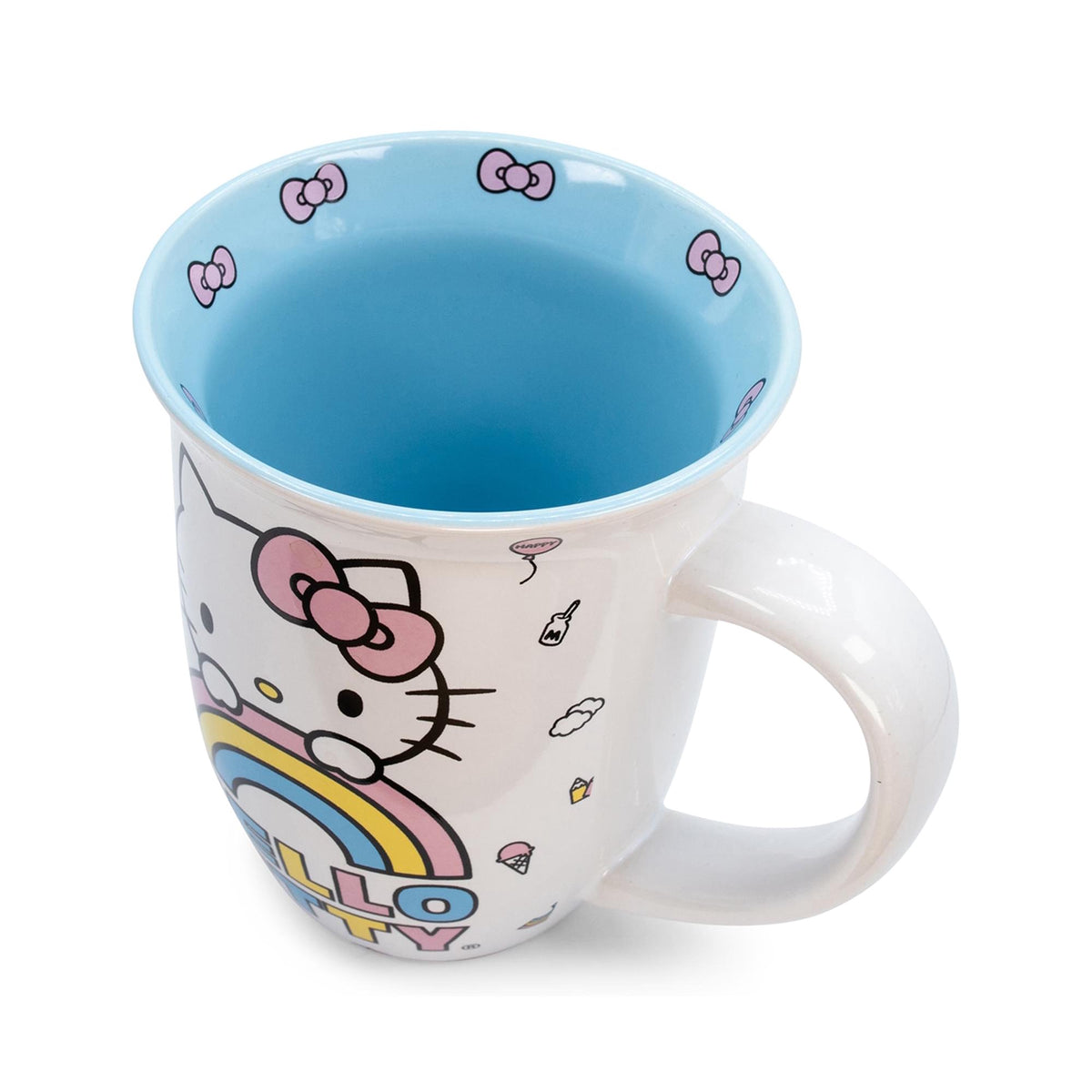 Hello Kitty Pastel Rainbow Ceramic Mug 16 oz – Shadow Anime