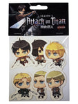 Attack On Titan Characters Sticker Set