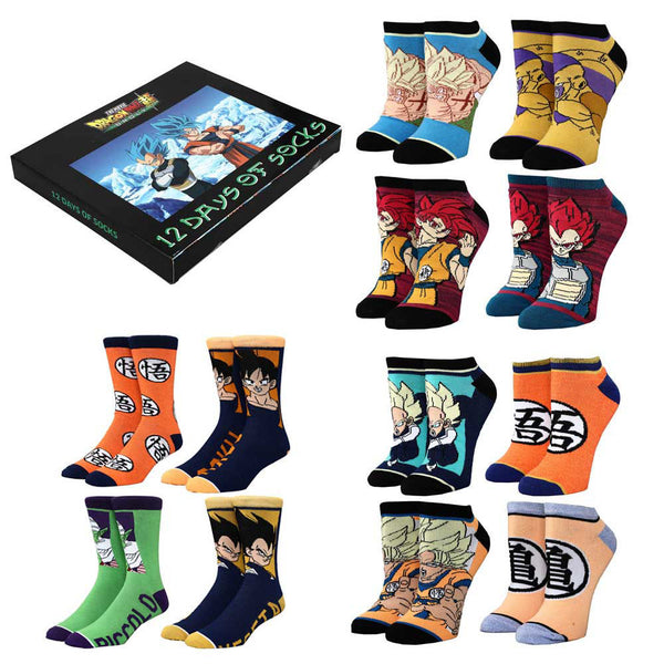 Dragon Ball Super Broly 12 Days of Socks Advent Box Set