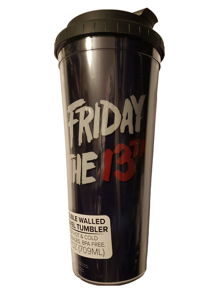 Friday The 13th Jason Double Walled Travel Tumbler 24 oz