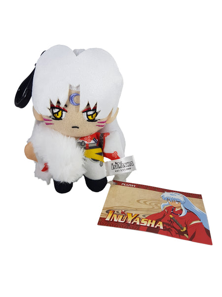 Inuyasha Sesshomaru 5" Plush Doll W/ Backpack Clip