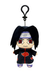 Naruto Itachi Uchiha 5" Plush Doll W/ Backpack Clip