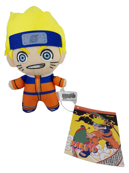 Naruto Uzumaki 6" Plush Doll W/ Backpack Clip