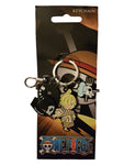 One Piece Sanji 3-Charm Metal Keychain