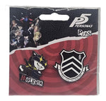 Persona 5 Morgana & Shujin Academy Lapel Pins Set of 2