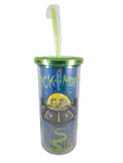 Rick & Morty Spaceship Travel Tumbler 20 oz