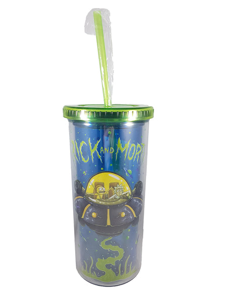 Rick & Morty Spaceship Travel Tumbler 20 oz