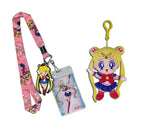 Sailor Moon Bundle All Over Lanyard & Moon 5" Plush