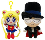 Sailor Moon Bundle Moon & Tuxedo Mask 5" Plush Set