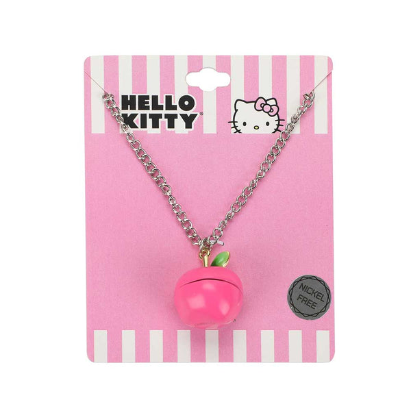 Sanrio Hello Kitty Apple Necklace With Character Charm Packaging