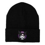 Sanrio Kuromi Embroidered Cuffed Beanie Hat