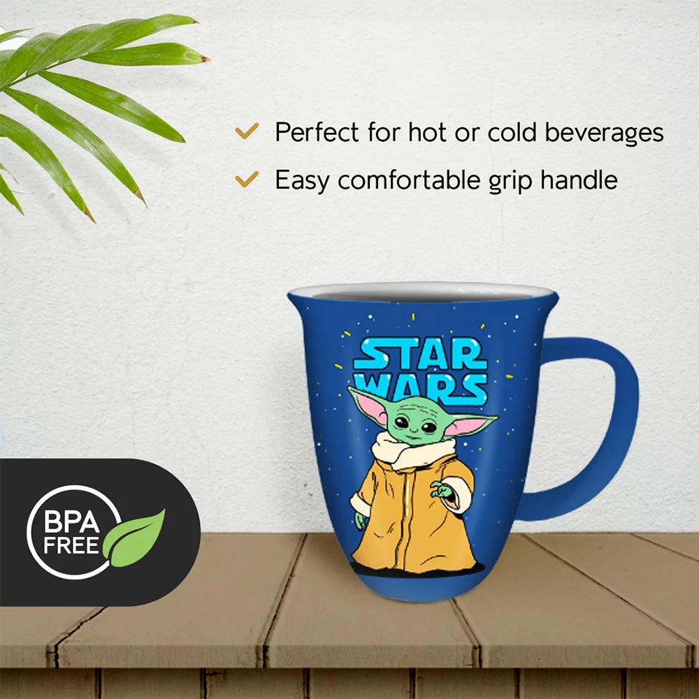 Star Wars BABY YODA Protect Attack Snack Black Coffee Mugs Cups